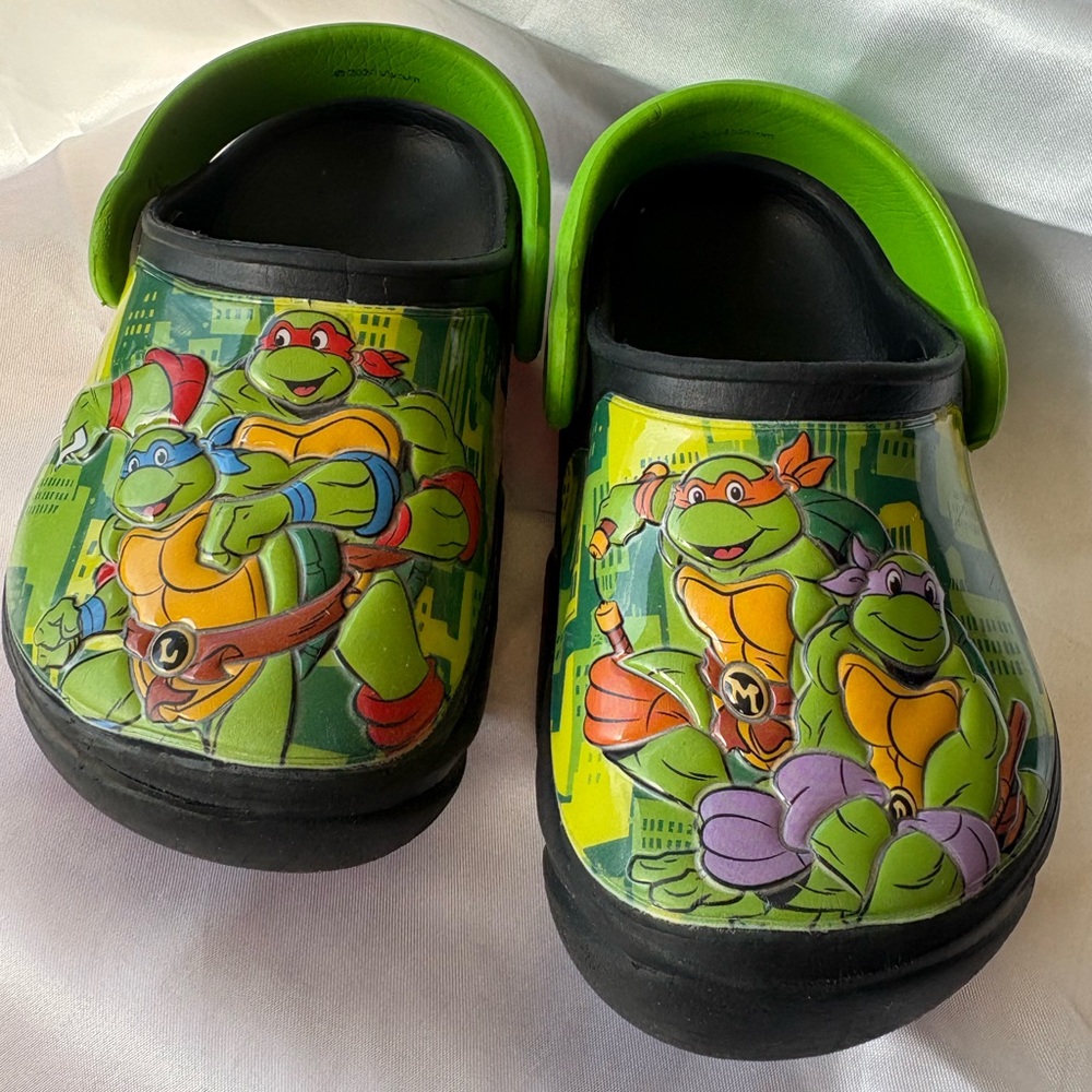 Ninja Turtle Toddler Boy Clogs
